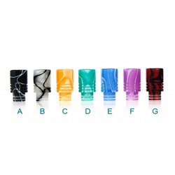 Acrylic wide bore Drip Tips 510