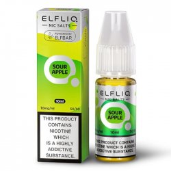 ElfLiq Nic Salts - Sour Apple 10ml