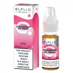 ElfLiq Nic Salts - Strawberry Ice Cream / Strawberry Snoow 10ml