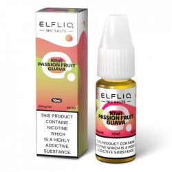 ELFLIQ Nic Salts - Kiwi Passion Fruit Guava Nic Salts10ml
