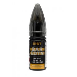 Riot Bar EDTN Mango Vanilla Ice Cream Nic Salts 10ml