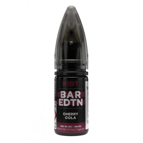 Riot Bar EDTN Cherry Cola Nic Salts 10ml