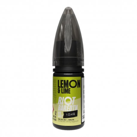 Riot Squad, Lemon & Lime, Bar Edtn, Nic salts 10ml