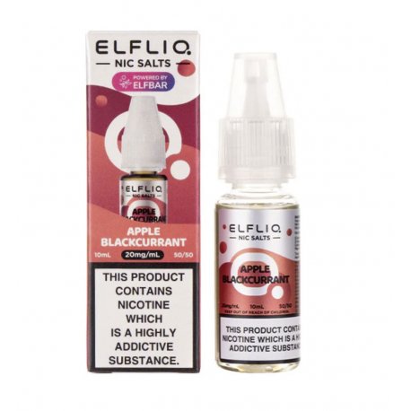 Elfliq Nic Salts Apple Blackcurrant 10ml