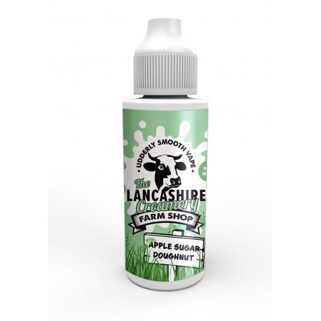 The Lancashire Creamery FARM SHOP Apple Sugar Doughnut 100ml Shortfill