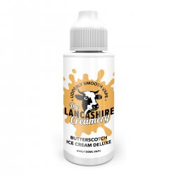The Lancashire Creamery Butterscotch Ice Cream Deluxe 100ml Shortfill